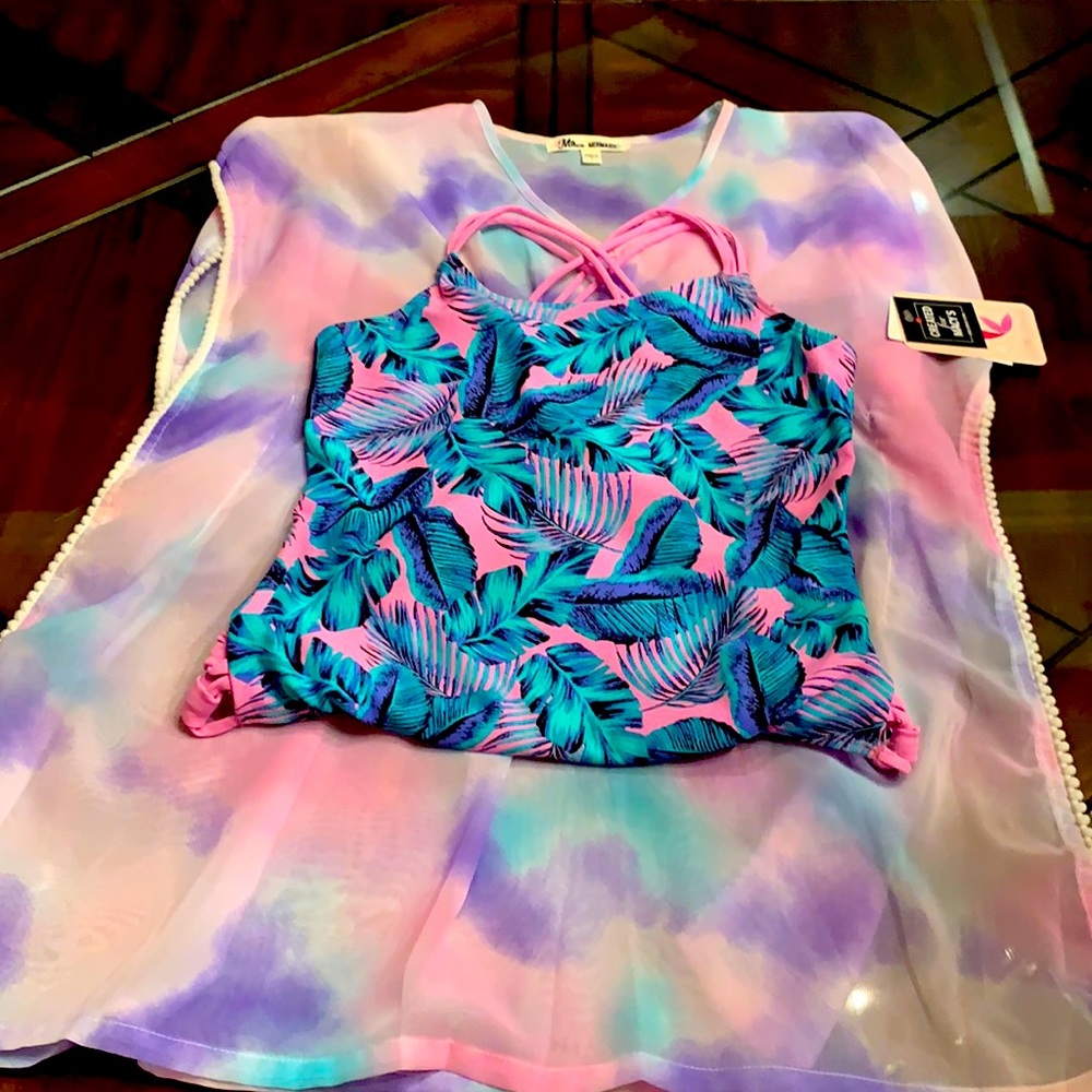 Swimsuit and coverup